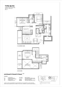 The-Hillshore-Floor-Plan-3-Bed-PH-Type-B6-PH